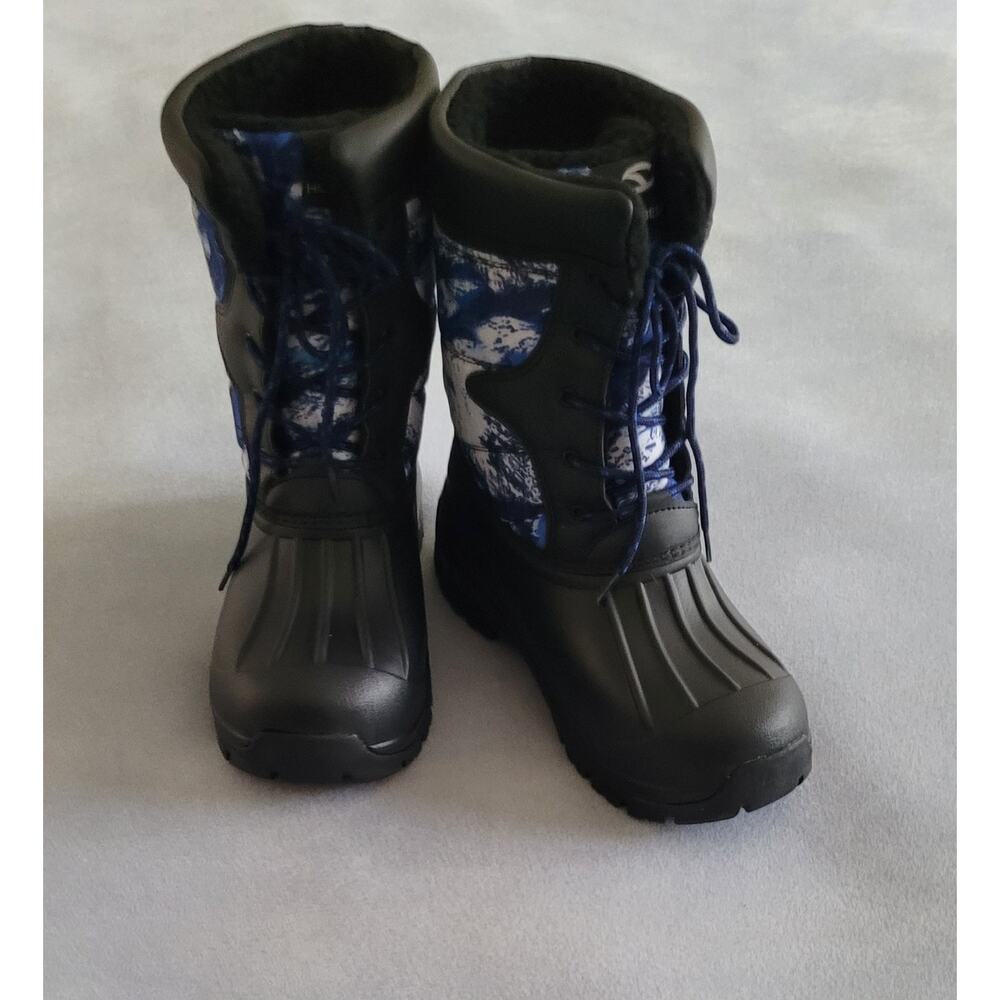HOBIBEAR Winter/Snow Boots Waterproof Slip Resistant--Boys Sz 8 (40) NEW!